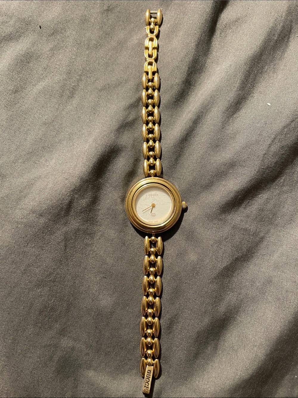 GUCCI Change Bezel 11/12.2 Watch Quartz Gold Women's Authentic - Picture 2 of 5